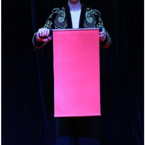 Scroll To Fan Magic Tricks Magician Stage Party Illusions Accessories Gimmick Props Mentalism Appearing Fan Funny Magic