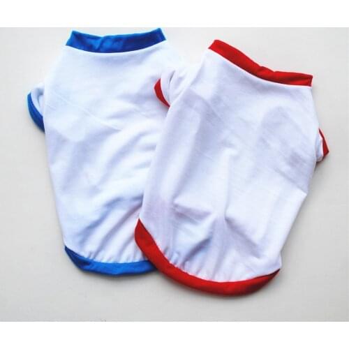 Blank Dog Shirts T Shirt For Dogs Solid Color Shirts Pechera Para Perro Dog Shirt Cloths For Dachshund Kitten Clothes Apparel