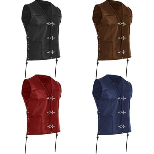 Medieval Viking Spartan Warrior Knight Battle Vest Costume Ancient Greece Rome War Legion Masquerade Party Cosplay