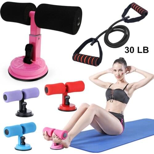 Adjustable Sit Up Assistant Device Sucker Exercise Equipment Home Abdominals Core Workout Fitness Equipment Slimming Training