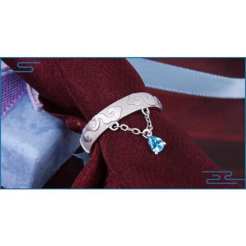 Grandmaster of Demonic Cultivation Ethinic Cloud Ring USA size #6 51.8mm Anime Cosplay Prop Daily N1