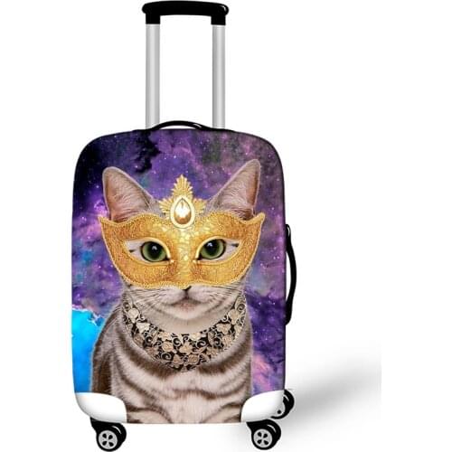Pet Cat Luggage Protective Covers Waterproof Valise Cover Women 3D Print Travel Accessories Dust Rain Suitcase Protective Cover