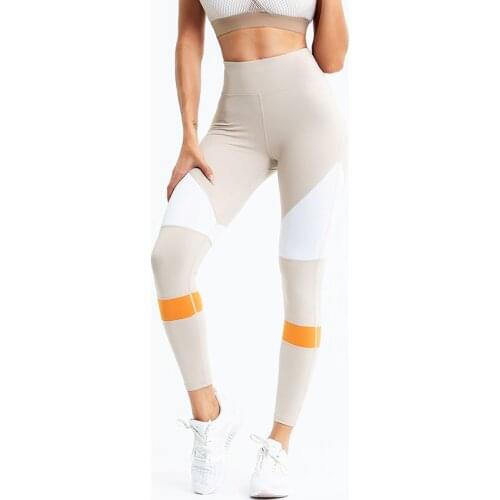 Womens Yoga Pants Fitness Stretch Sports Fashion Contrast Color Yoga Pants Gym Push-up Tracksuit Training Pants