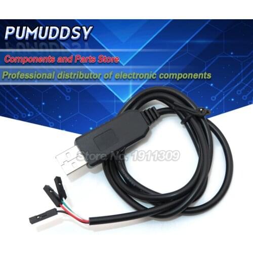 1PCS 1m USB To RS232 TTL UART PL2303HX Auto Converter USB to COM Cable Adapter Module new