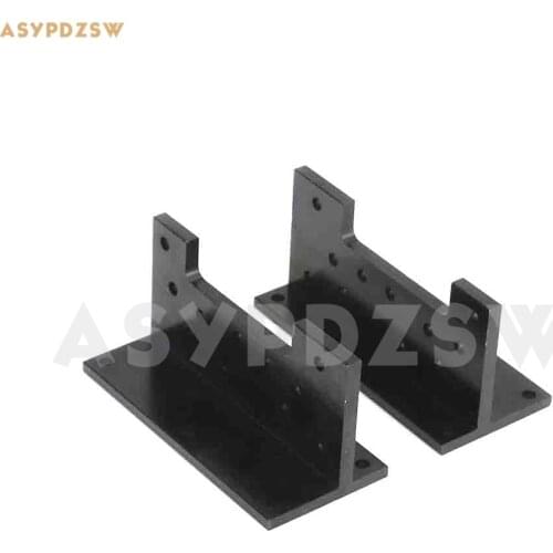 2 PCS 95mm 405 Type T Black angle aluminum For QUAD405 Power amplifier heat sink