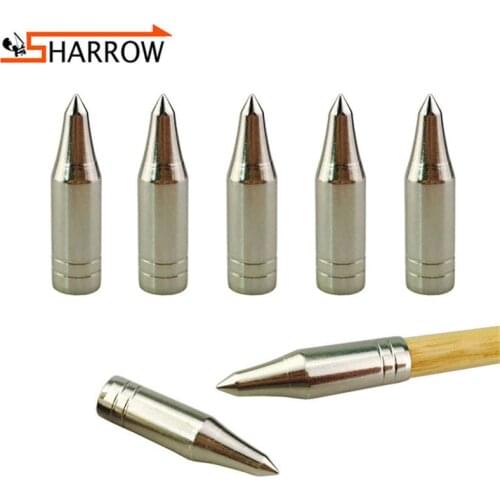 30/60pcs Hunting Target Arrowhead Archery Arrow Tips Point Broadhead Fit Diameter 8mm Carbon Arrow Shooting Accessories