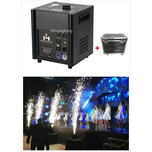 4/set+case Hot sell carry easy Spark Height 1-5M Cold Sparkler Machine Frework Foutain Spark Machine For Wedding Show Party