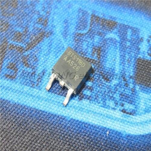 5PCS/LOT BTS118D TO-252 2.4A/42V Automotive Smart Low Side Switch