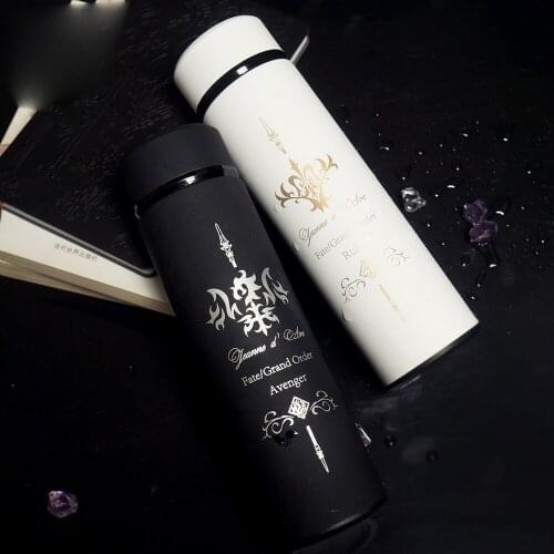 Anime Fate/Zero Grand Order Apocrypha Joan of Arc Cosplay Cup Water Drinking Vaccum Thermos Bottle Student Gift