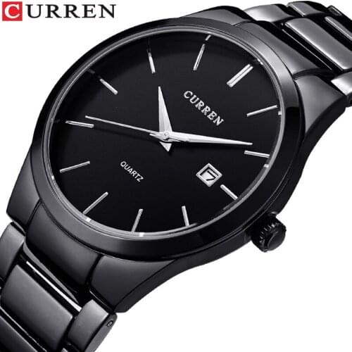 Relogio masculino CURREN Luxury Brand Analog sports Wristwatch Display Date Mens Quartz Watch Business Watch Men Watch 8106
