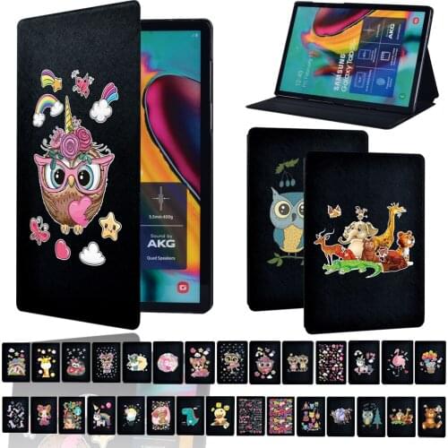 PU Leather Flip Cover Case for Samsung Galaxy Tab S4/Tab S5e 10.5"/Tab S6/Tab S6 Lite 10.4" P610 P615/Tab S7 Tablet Case