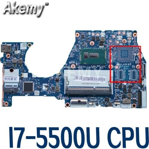 For Lenovo YOGA3-14 YOGA 3 14 Laptop Motherboard 5B20H35602 5B20H35614 NM-A381 With SR23W I7-5500U 2.4GHz CPU