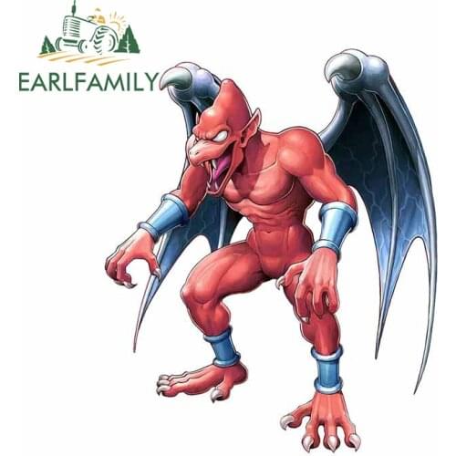 EARLFAMILY 13cm x 10.7cm for Ghost N Goblins Refrigerator Car Stickers Cartoon Decal Occlusion Scratch Personality VAN Graphics