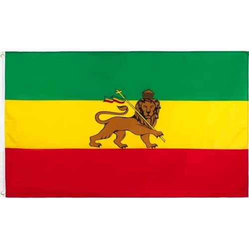 90*150cm Ethiopian Lion of Judah Flag for Decoration