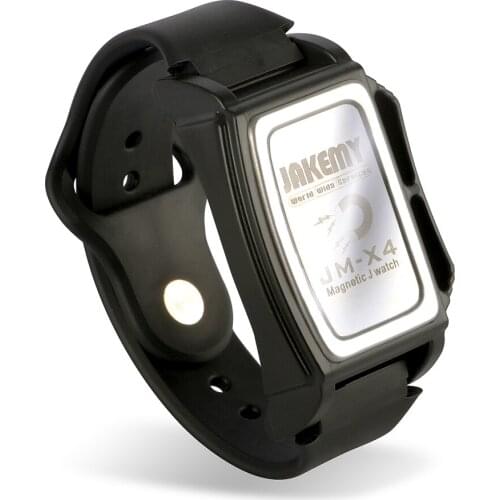 JAKEMY JM-X4 Magnetizer Demagnetizer Tool Powerful Magnetic Wrist Band Wristband Hold Small Metal Nut Screws Adsorption Bracelet