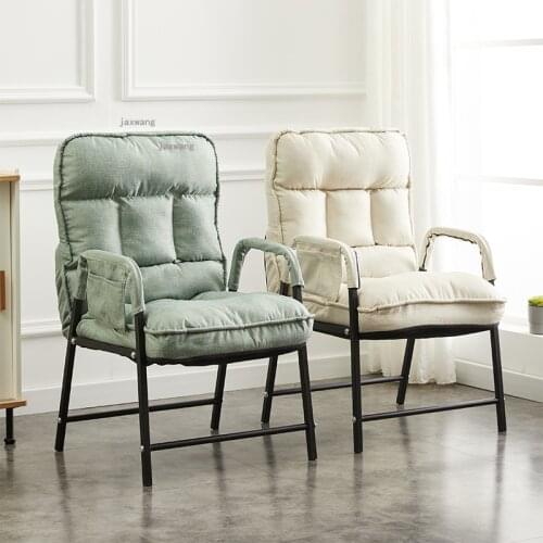 Apartment Computer Lazy Sofas Chair Bedroom Dormitory Backrest Recliner Living Room Balcony Home Furniture Single Leisure Sofa