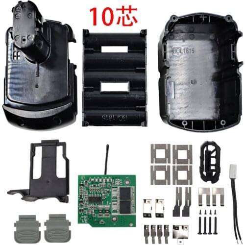 Dawupine EBM1830 Li-ion Battery Plastic Case PCB BMS Charging Protection Circuit Board For Hitachi 18V BCL1830 DS18DVB2 Tool