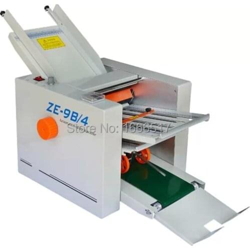 Brand New Automatic Paper folding machine Paper Folder Machine ZE-9B/4 4 Fold plate high quality ne