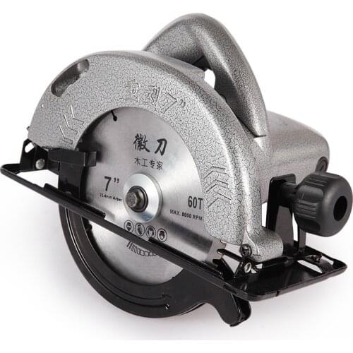 7 Inch Household Portable Aluminum Electric Circular Saw Flip Electric Circular Saw Woodworking Table Saw