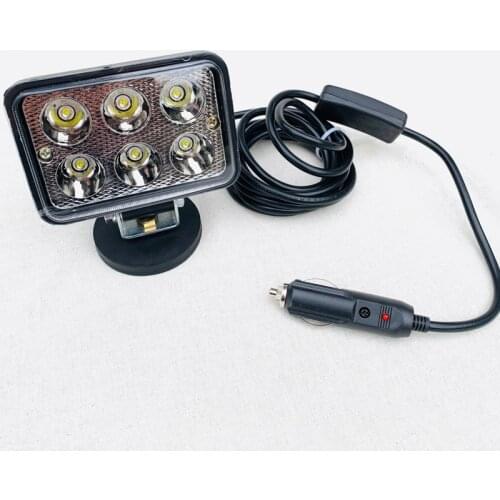 Rubberized Neodymium magnet Car spotlight 4x4 truck Led driving head light Offroad Led work Camp Search Rescue Emergency lights