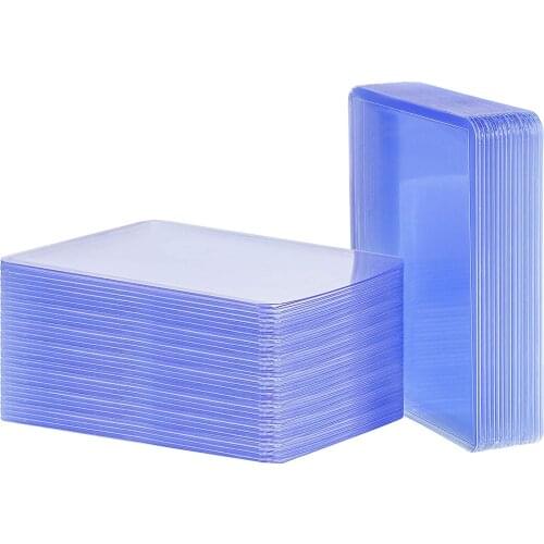 Z30 100 Clear Protective Sleeves Count Holder Toploaders for Collectible Trading Basketball Sports Cards 35PT Rigid Plastic