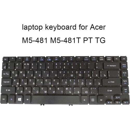 Replacement keyboards M5-481 backlight keyboard for Acer Aspire M5 481 PT M5-481T M5-481TG CZ Czech RU Russian black AEZ09301110