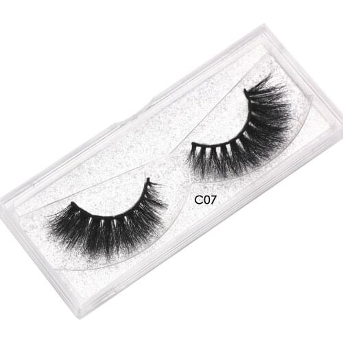 Thick Long 5D mink eyelashes long lasting mink lashes natural dramatic volume eyelashes extension 3d false eyelashes makeup C07