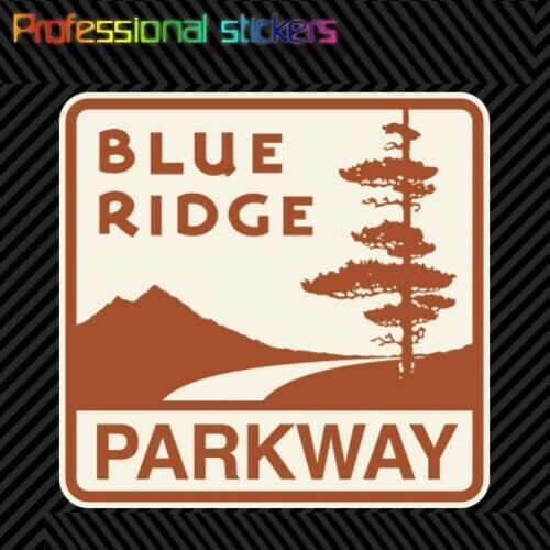 Vintage Blue Ridge Parkway Sticker National Park Virginia Va North Carolina V2 Stickers for Car, RV, Laptops, Motorcycles
