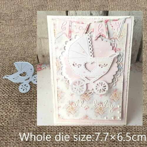 XLDesign Craft Metal Cutting Die cut die love heart Baby carriage scrapbooking Album Paper Card Craft Embossing Die Cuts