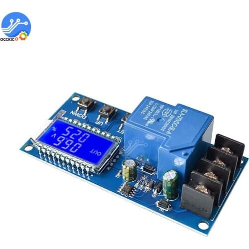 XY-L30A BMS 6-60V 30A Storage Battery 18650 Lithium Battery Charging Protection Board Controller Module with LCD Display