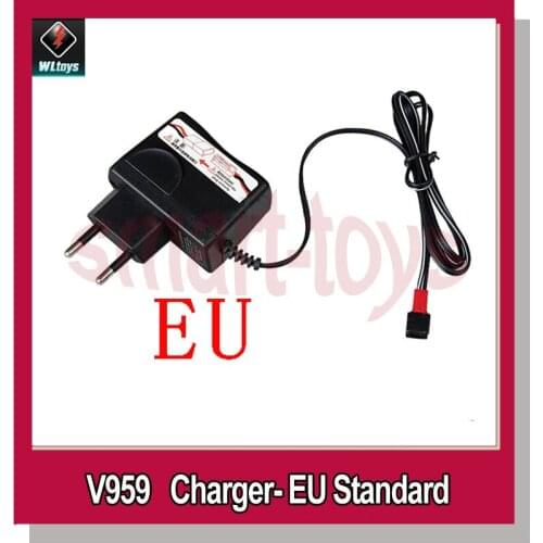 V959 Battery Charger US EU AC DC Adaptor and 1 to 5 JST Charging Cable for WLtoys V959 V212 V222 V636 V686 RC Quadcopter Parts