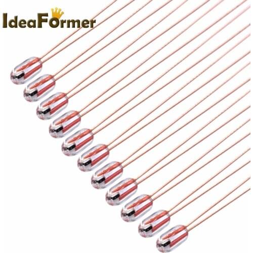 10pcs 100K ohm NTC 3950 Thermistors for 3D Printer Reprap Mend