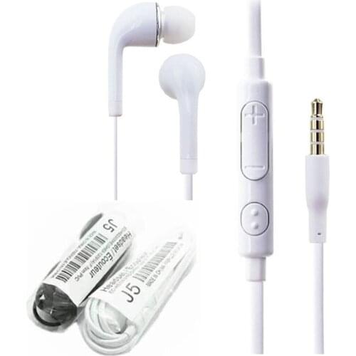 30pcs/lot AAAA J5 Headsets In-ear Earphones Headphones Hands-free with Mic For Samsung HTC Xiaomi Phones ship within 12hours