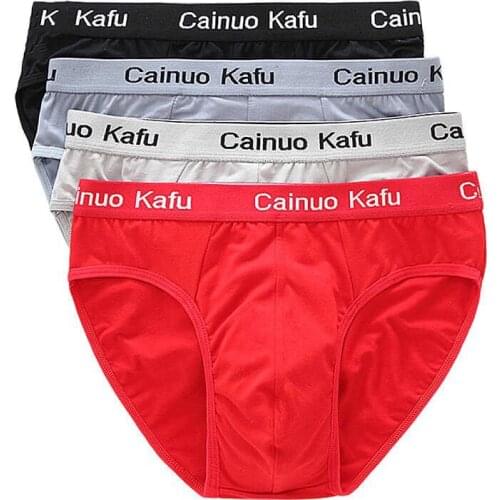 4 Pcs/lot New 2019 Breathable Mesh Mens Underwear Briefs Men Bamboo Fiber Mens Male Comfortable Solid Underpants