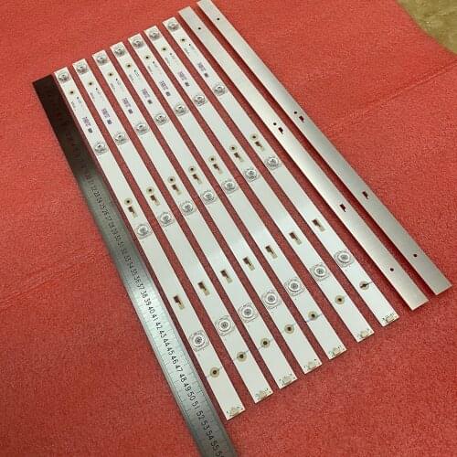 45pcs/lot LED backlight strip For Thomson T55FSM5040 55D1800 55HR332M04A1 V8 4C-LB550T-HR7 le4ra2r0 3732706293c17301440