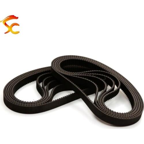 5PCS/LOT HTD 3M rubber transmission belt 3M 363 width 9mm length 363mm teeth 121 HTD 3M-363-9 Arc teeth HTD3M belt