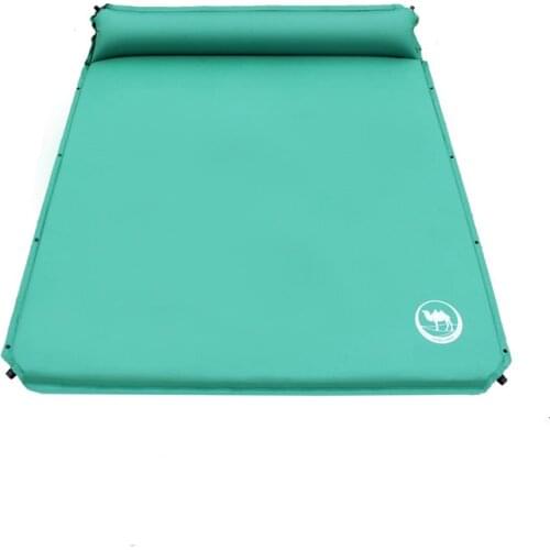 Hewolf 5cm Thick Double Person High Quality Inflatable Cushion Inflatable Bed Outdoor Camping Mat Air Mattress