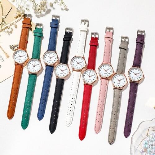 Women Luminous Watch Fashion Casual Leather Belt Watches Simple Ladies' Small Dial Quartz Clock Dress Wristwatches Reloj Mujer