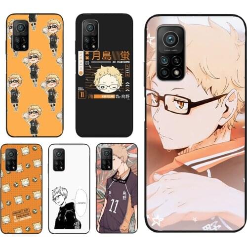 Kei Tsukishima Haikyuu Case For POCO X3 Pro F3 M3 Back Cover Coque Funda For Xiaomi Mi 11 Lite Ultra Pro 10T 9T