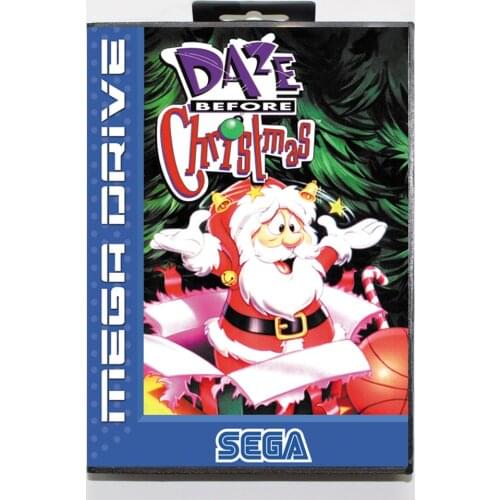 Daze Before Christmas 16bit MD Game Card For Sega Mega Drive/ Genesis with Retail Box
