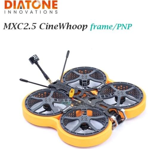 Diatone MXC2.5 KIT PNP/2.5inch Cinewhopp Frame 4S 125mm Wheelbase 86g T300 3K carbon fiber Duct Drone for RC FPV Racing Drones
