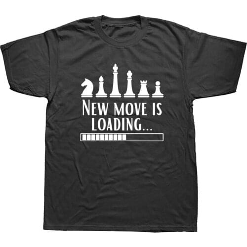 Chess Player T Shirts Birthday Funny Unisex Graphic Fashion New Cotton Short Sleeve O-Neck Harajuku T-shirt