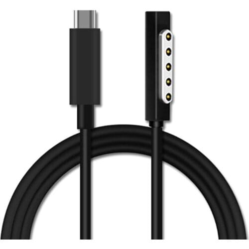 USB Type C Power Supply Charger Adapter Charging Cable Cord for Microsoft Surface Pro 1/2 12V PD Charging