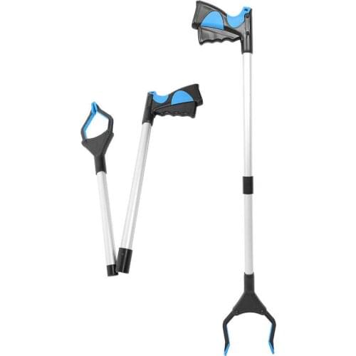 Posture Corrector Foldable Garbage Trash Picker Disabled Elderly Grabber Reacher Reaching Assist Tool Braces Supports