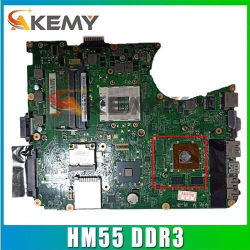 AKEMY Main Board A000076410 DABL6DMB8F0 For toshiba satellite L655 Laptop Motherboard HM55 DDR3 full test