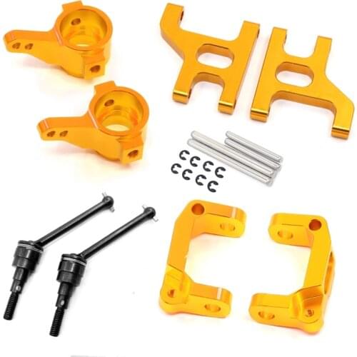 Metal Front Steering Cup C Hub Carrier Suspension Arm Drive Shaft for 1/10 RC Crawler Tamiya CC01 Upgrade Parts