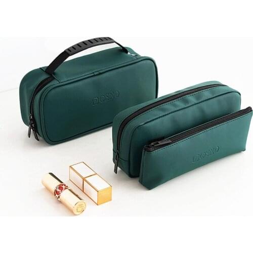 New Multifunction PU Cosmetic Bag Travel Organizer Waterproof Makeup Cases Pouch Beauty Brushes Lipstick Toiletry Accessory Gear