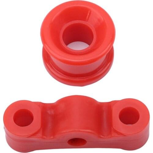 Practical High Quality Red Shifter Bushing Polyurethane Car Auto Shifter Gear Lever Bushing Kit Gear Shift Collars