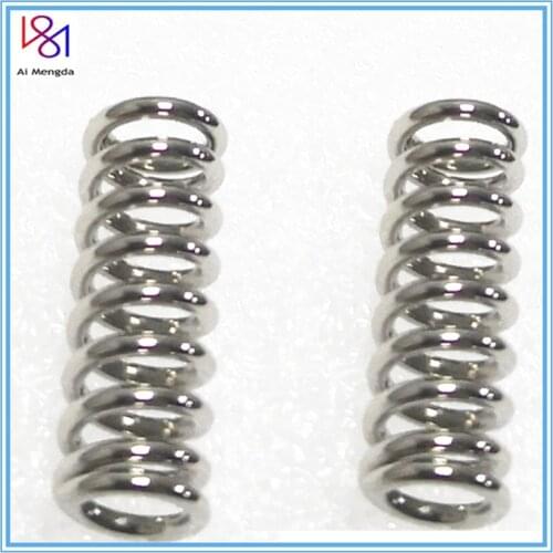 8pcs/lot 3D Printer Accessory Feeder Spring for Ultimaker Makerbot Wade Extruder Nickel Plating 1.2mm 20mm