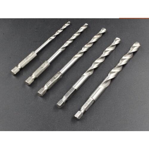 Six corner handle High speed steel 4241 twist drill set Opening of thin iron sheet wood plastic 4mm 5mm 6mm 7mm 8mm NO.C1718